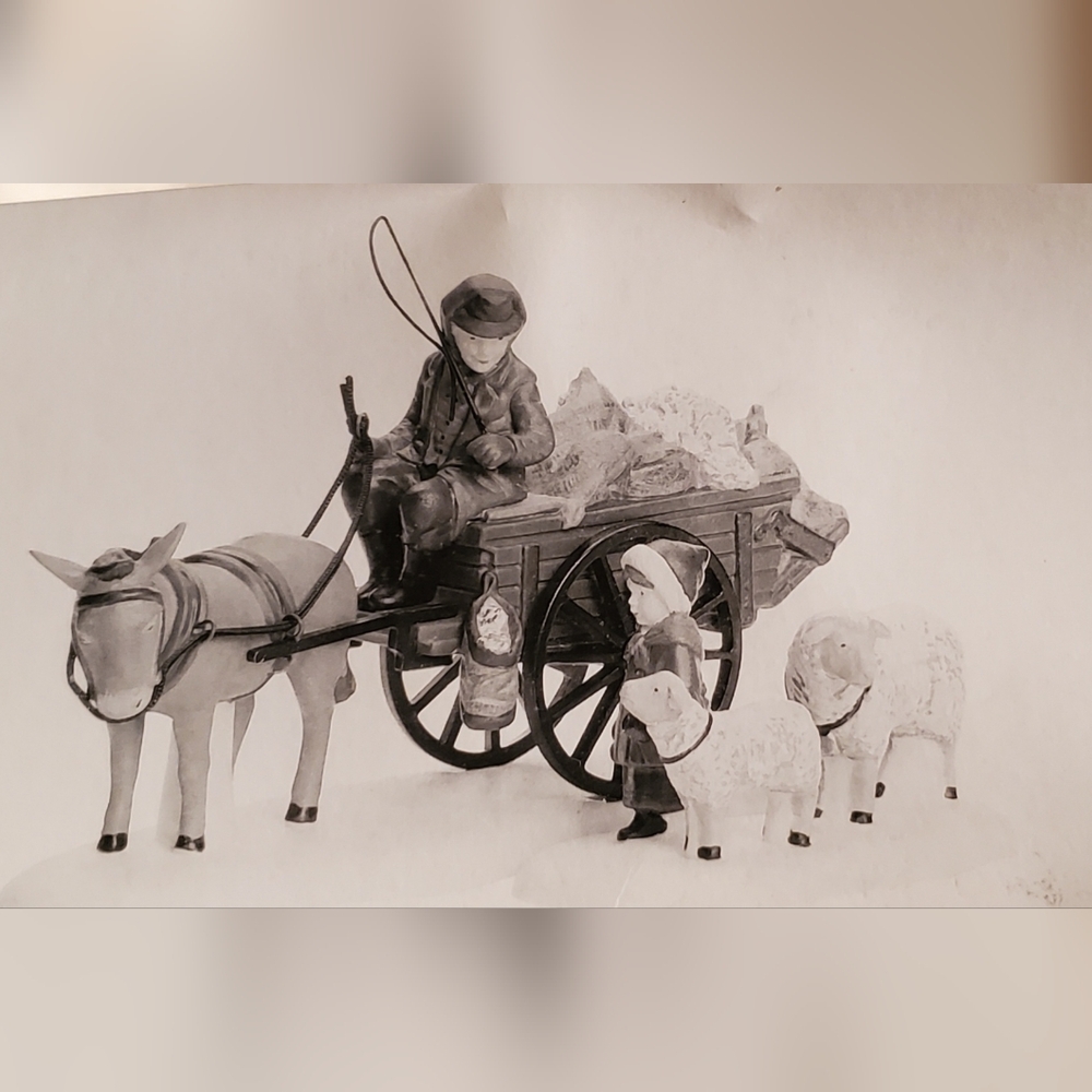 DEPT 56. 'BRINGING FLEECES TO THE MILL'
